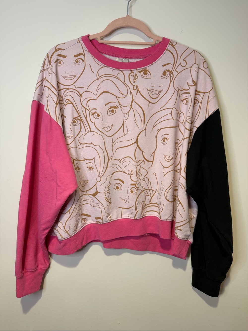 disney princess crewneck sweatshirt size extra large